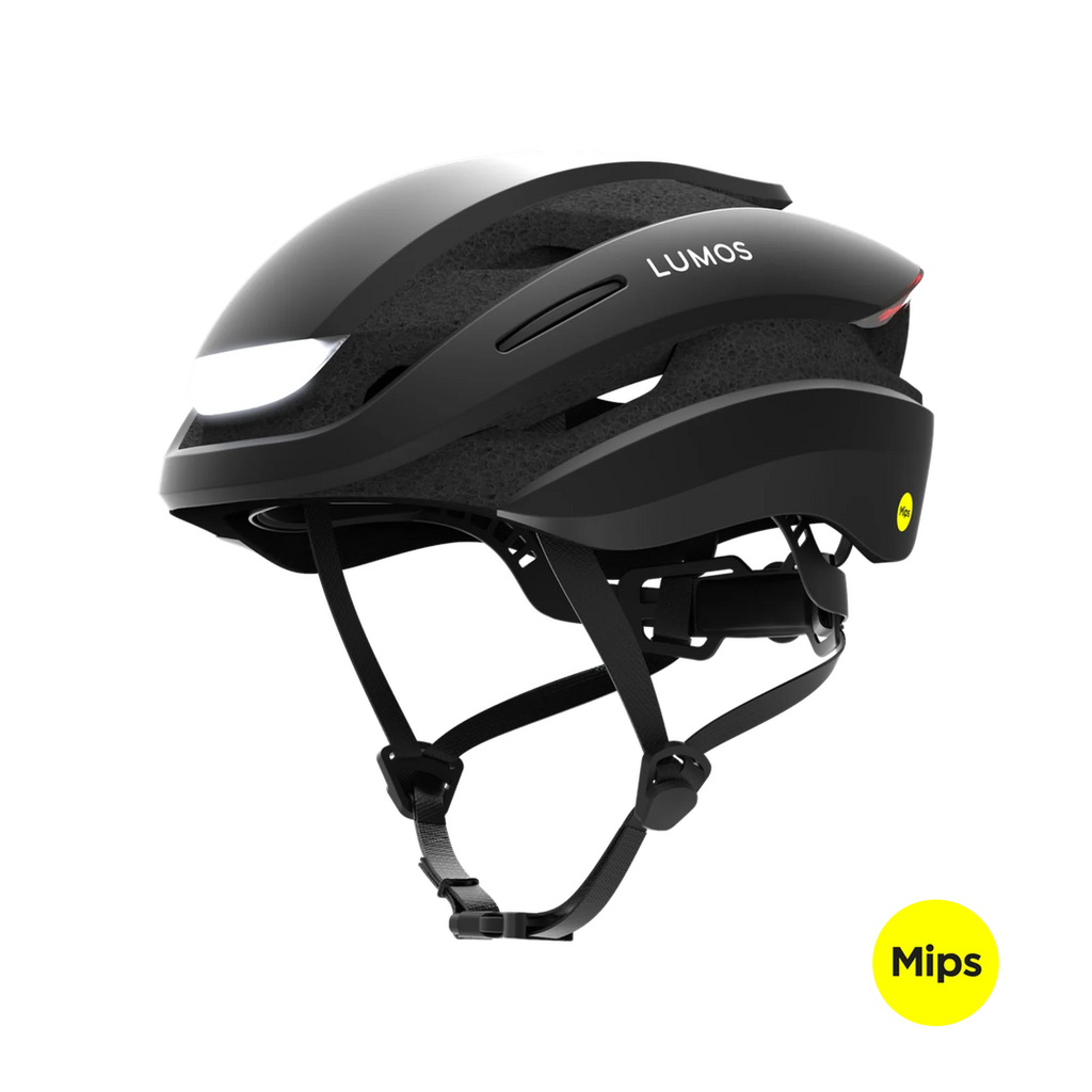 Lumos Ultra helmet | Charcoal Black | Mips | Front angled