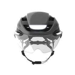 Lumos Ultra E-Bike helmet in Gunmetal Grey, Standard, front view