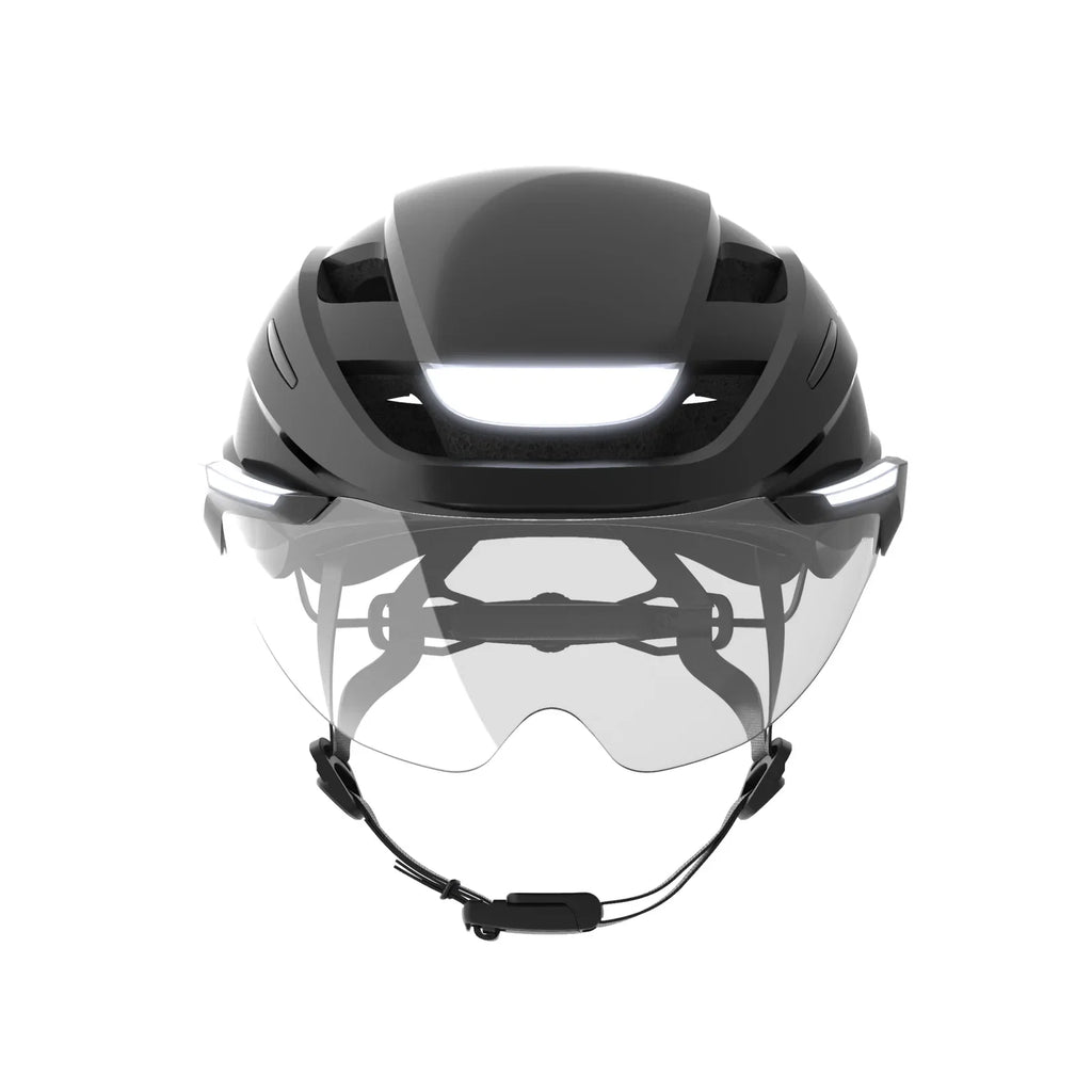 Lumos Ultra E-Bike helmet in Onyx Black, Standard, front view